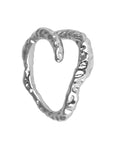 enigma ring, 925 silver ring, rhodium plated, adjustable, hypoallergenic