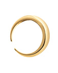 moonlight golden ring, 925 silver ring, 18k gold plated, minimal, adjustable, hypoallergenic