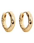 frida gold earrings, golden hoop earrings, 925 silver earrings, 18k gold plated, hypoallergenic
